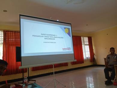 Rapat Koodinasi Seluruh Aparatur Pengadilan Tinggi Tata Usaha Negara Banjarmasin